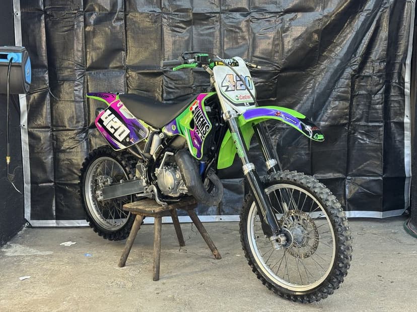 Cross Kawasaki kx 125 po remoncie