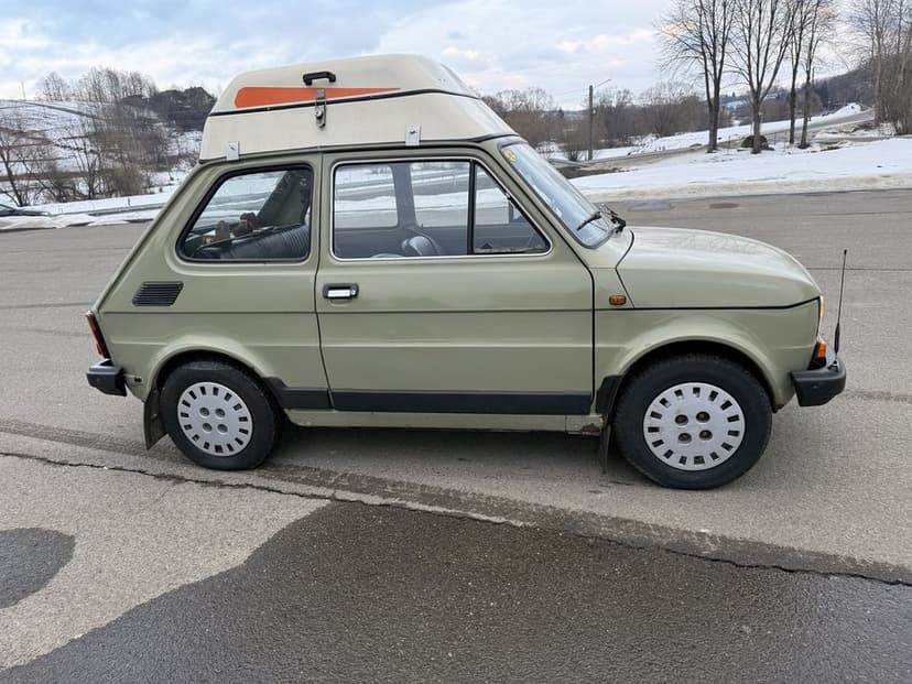Fiat 126p 650E – oryginał, kapliczka, dodatki możliwa zamiana za quad