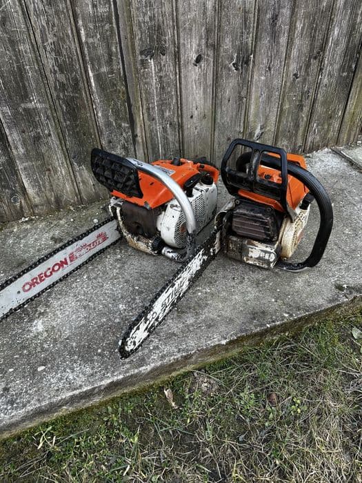 Dwie piły Sthil 036 sthil 032 KOMPLET piła spalinowa pilarka husqvarna