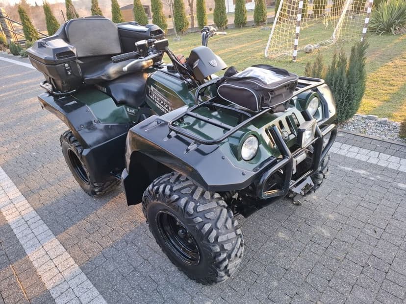 Yamaha Grizzly 600 4x4 kufer wyciągarka pług do sniegu