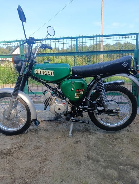 Motorower Simson S51 enduro po kompletnej renowacji