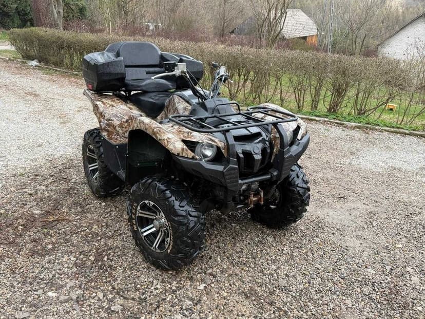 Quad Yamaha Grizzly 450 – 2013, khaki, w pełni sprawny