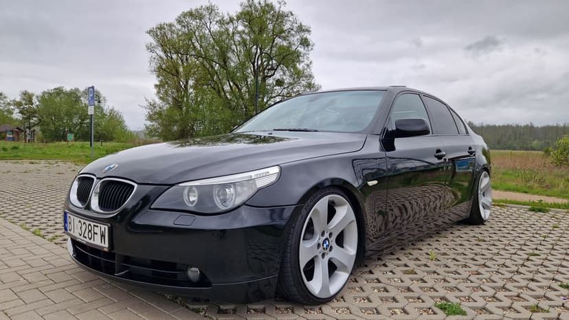 BMW E60 520i M54 LPG automat gwint stance daily gleba tuning zamiana