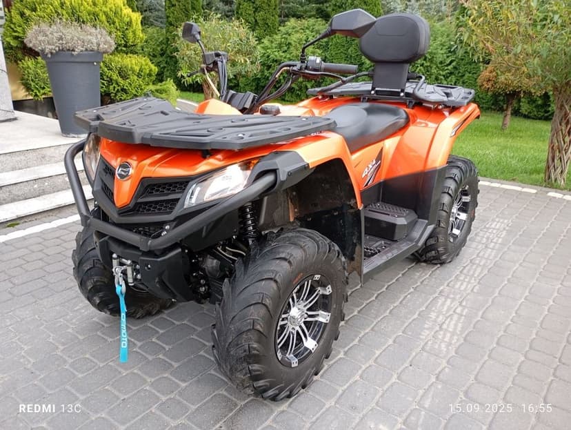 QUAD CFMOTO 450L Long 4x4 blokady Led Homologacja