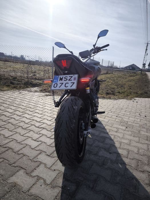 Yamaha MT07 mt-07 2023 rok.700 cm ABS. 2270 km wydech IXIL  TFT. REJES