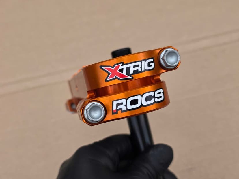 Półki zawieszenia X trig ROCS KTM sx 65 r. 21-23 offset 22mm stan BDB