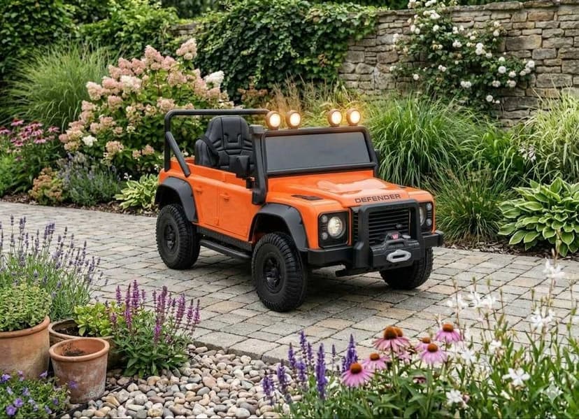 BAWIBUS.PL Autko na akumulator LAND ROVER DEFENDER jeep dla dzieci RC