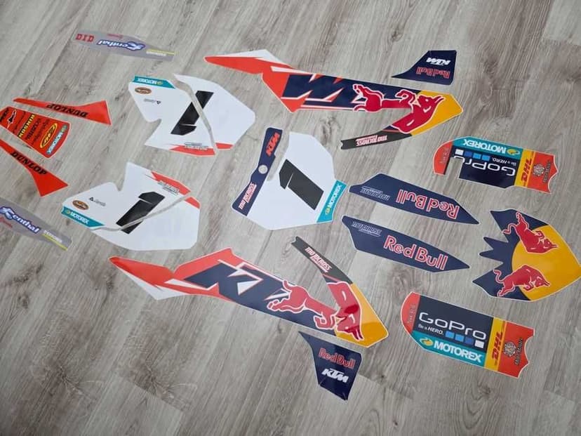 Okleina grafika KTM sx 65 r. 16-23 gruba ! 500 mikronów