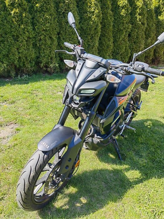 YAMAHA MT 125, 2022 rok czarny Salon Polska, SUPER STAN