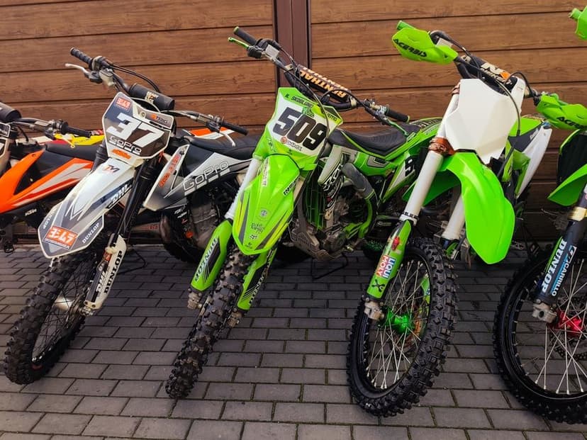 Pakiet 7 motorów KTM SXF Kawasaki KXF Suzuki RMZ  250 450 crf yzf tc