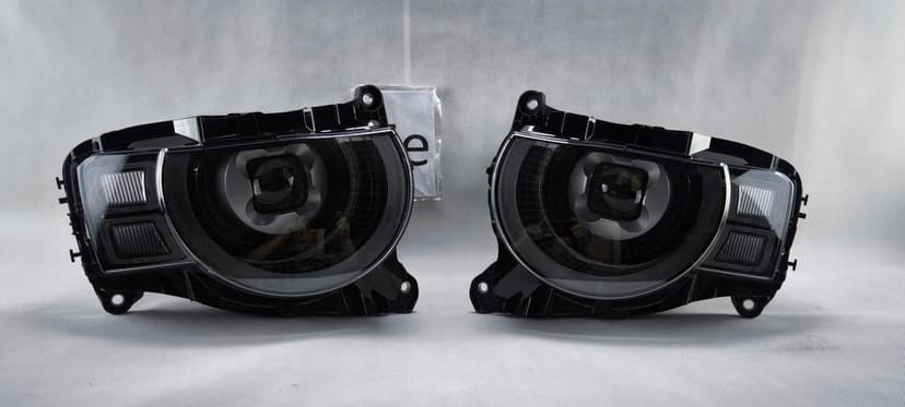 land rover defender ii full led lewy prawy reflektor lampa komplet