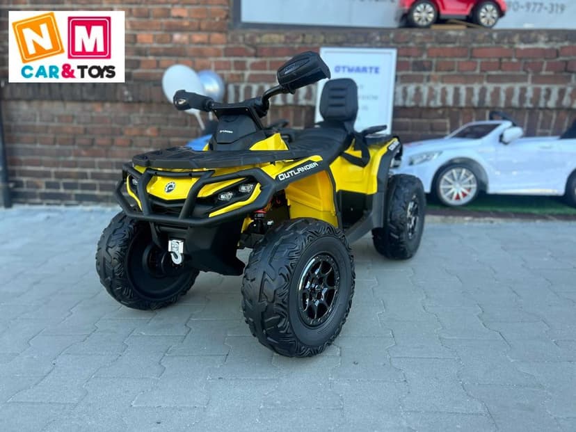 Duży Quad Can Am Outlander ATV 4x200W 24V7Ah  Auto na akumulator