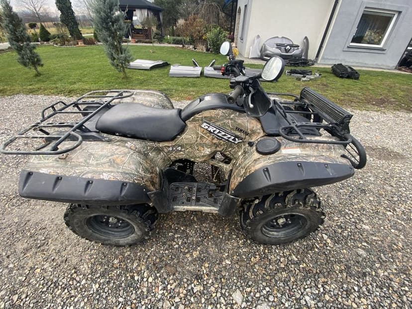 Lampa licznik bagażnik komputer ecu fotel siedzenie Yamaha grizzly 700