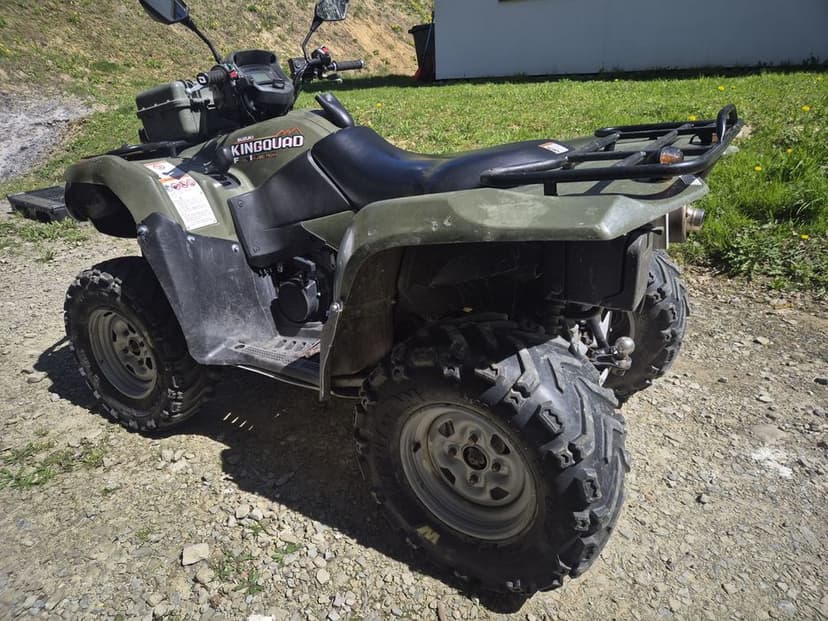 Suzuki Kingquad 750 pług Wyciagarka hak 4x4