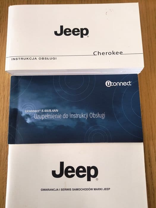Książka do  Jeep Cherokee 2015 rok