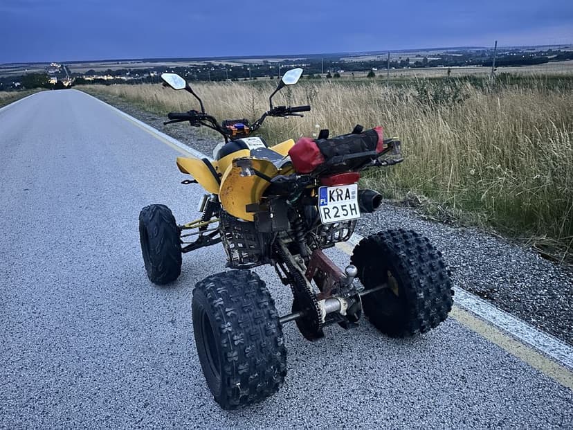Quad z homologacją 200cm Bashan zarejestrowany