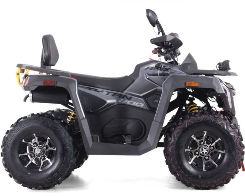 QUAD ASIX TYTAN 200cc Ledy Oparcie Alufelgi Silnik LONCIN RATY DOSTAWA