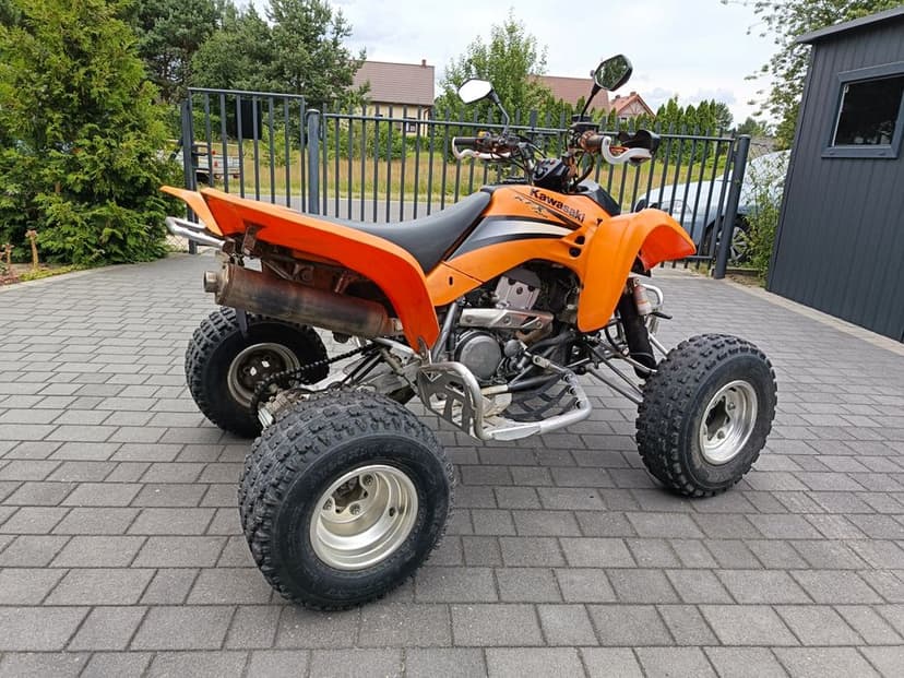 Kawasaki KFX 400 homologacja 15kW L7e
