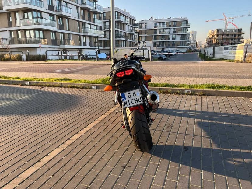 Yamaha R6 RJ05 RJ06 specjalna edycja BLACK with RED FLAME