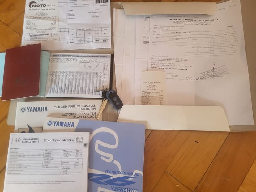 Yamaha R6 RJ12 USA |130KM |Fabryczny Wydech|Serwis 2026 |GPR | Faktury