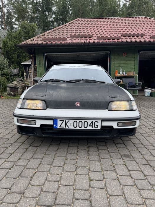 Honda CRX po modyfikacjach czarne wnetrze nowa cena