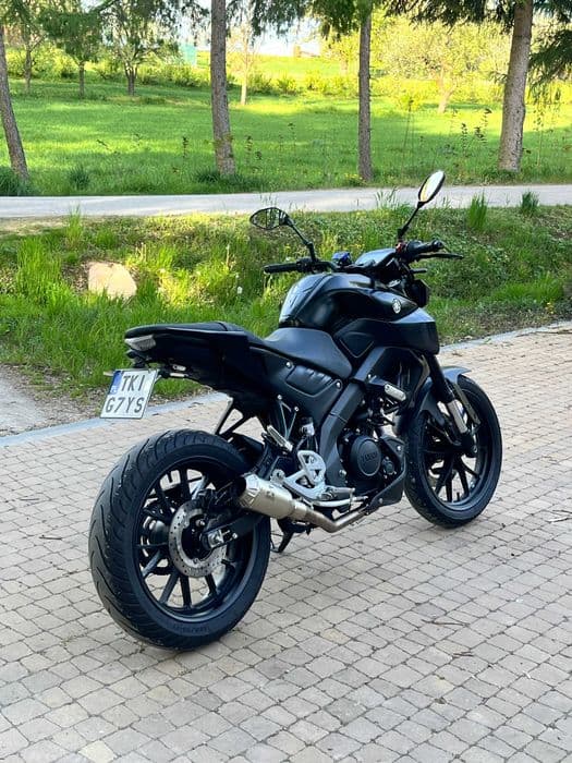 Yamaha MT125 MT-125 2023r Wydech Niski Przebieg Kat.B lub A1