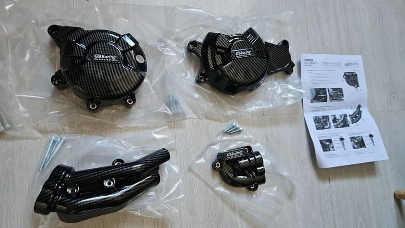 GB RACING zestaw osłon DEKLI SILNIKA YAMAHA MT-07 / R7 / Tenere 700