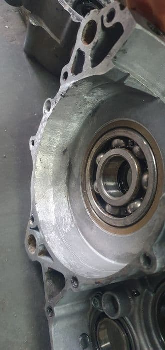 Kartery Karter połówka blok silnik 1997 Kawasaki kx 250 czesci korpus