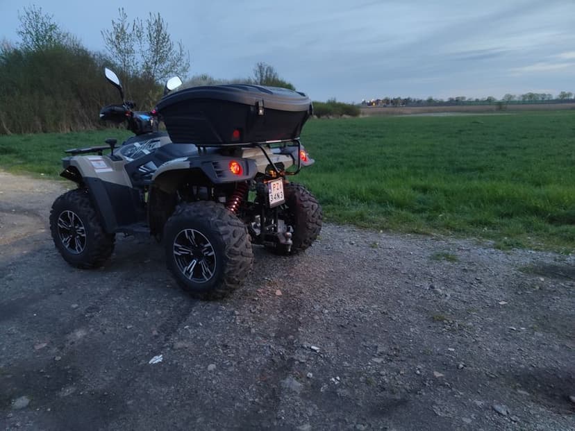 quad Linhai Promax 500 4x4 krajowy, 1700km, Kufer, Grzane manetki