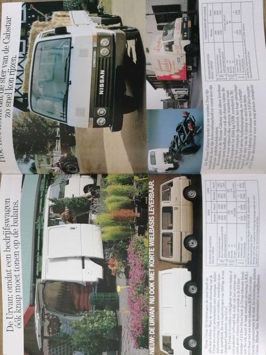 Prospekt Nissan King Cab, Patrol, Cabstar, Urvan