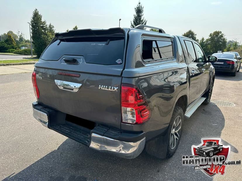 Zabudowa Paki PREMIUM HARDTOP (Szyby Przesuwne) - TOYOTA HILUX 2016+