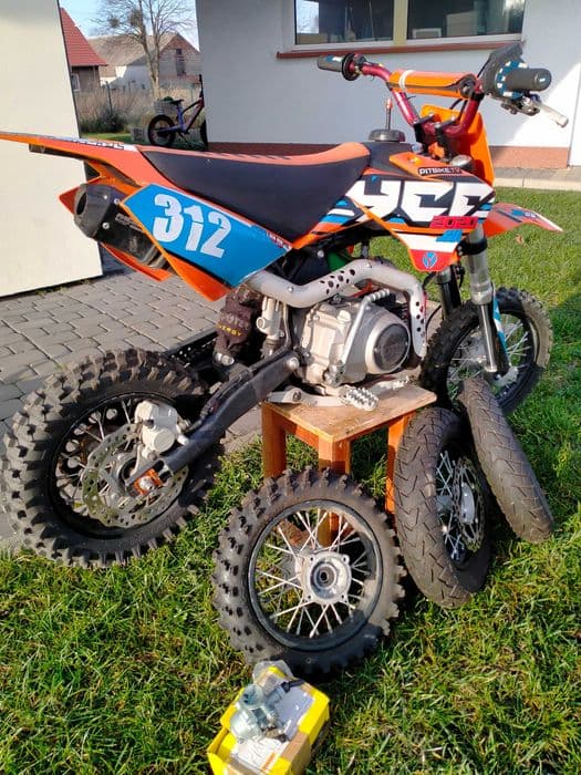 Pitbike YCF 88cm3, YCF 125cm3 oraz Husqvarna TC65 dwusuw