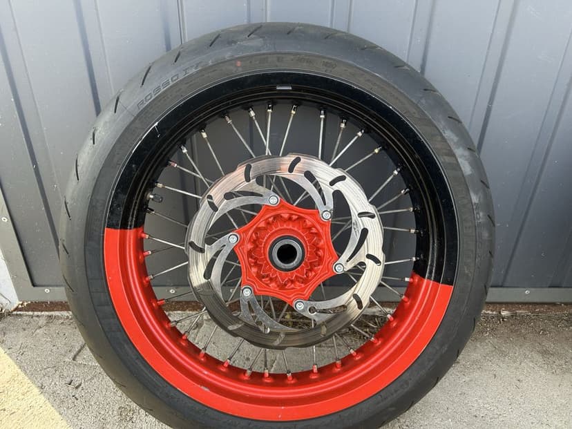 Sprzedam koła Supermoto z Oponami Pirelli Diablo Rosso IV do Ktm Exc