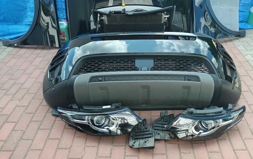 Maska zderzak lampy Chłodnice przód  Land Rover Discovery Sport l550