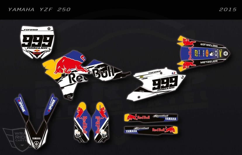 Profesjonalna Okleina PRO MX - Yamaha YZ YZF wszystkie roczniki