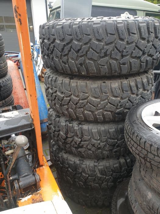Koła Opony 35x12.5 r16 5 sztuk Discovery felgi 6x139.7 STT PRO nissan patrol 315/75r16