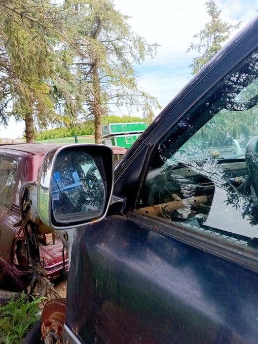 Lusterko lewe lub prawe toyota land cruiser 100 chrom
