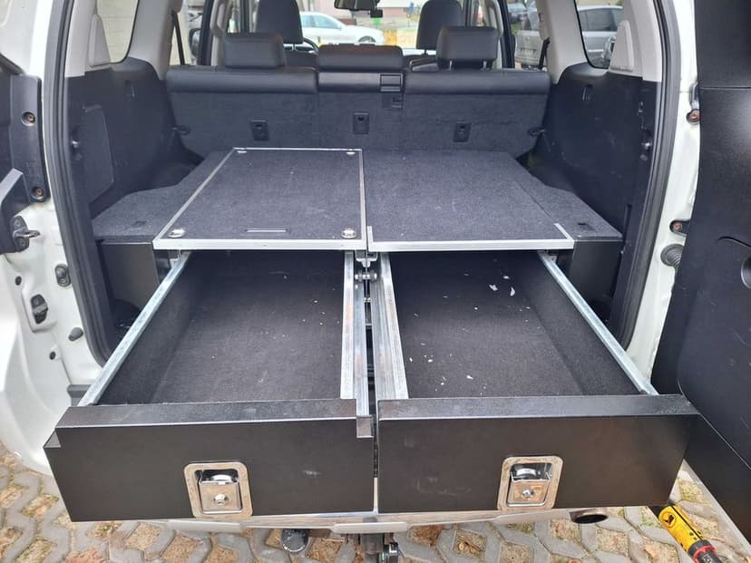 Zabudowa szufladowa Toyota Land Cruiser, Pajero, Jeep, Nissan