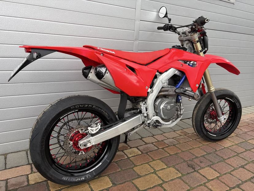 Honda CRF 450 Supermoto 4T Homologacja Honda Crf Enduro deliktanie uszkodzona