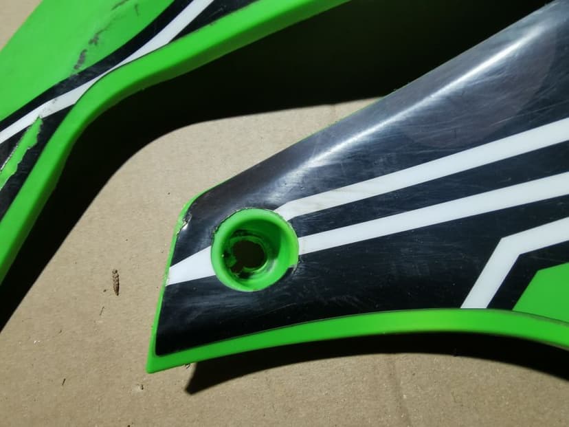 Kawasaki kx 450 osłona owiewka przód prawa boczna panel