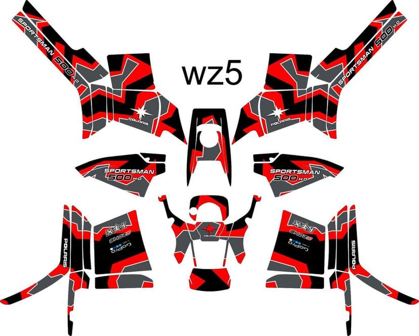 Naklejki Polaris Sportsman 500 Okleina