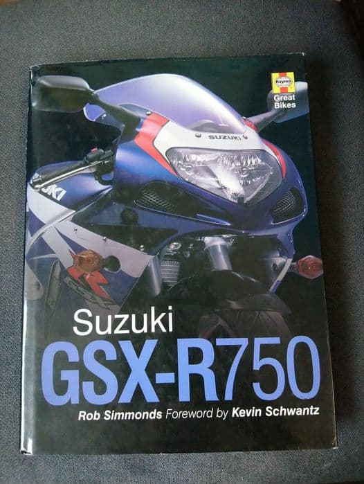 Książka Historia Suzuki GSXR 750 Haynes GSX-R olejak od 1984r