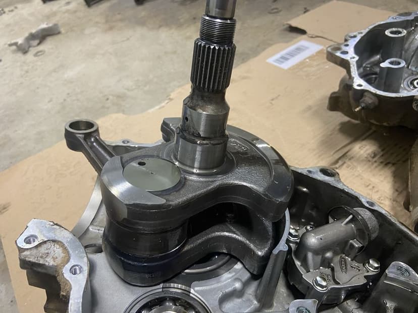 Kartery blok silnika Yamaha grizzly 550/700 wał korbowy korba tłok