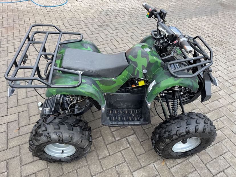 Quad ATV Hecht Elektryk 56150 army jak nowy!