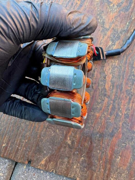 uzwojenie KTM SXF Husqvarna FC Gas Gas MCF 17-25 iskrownik stator stojan alternator