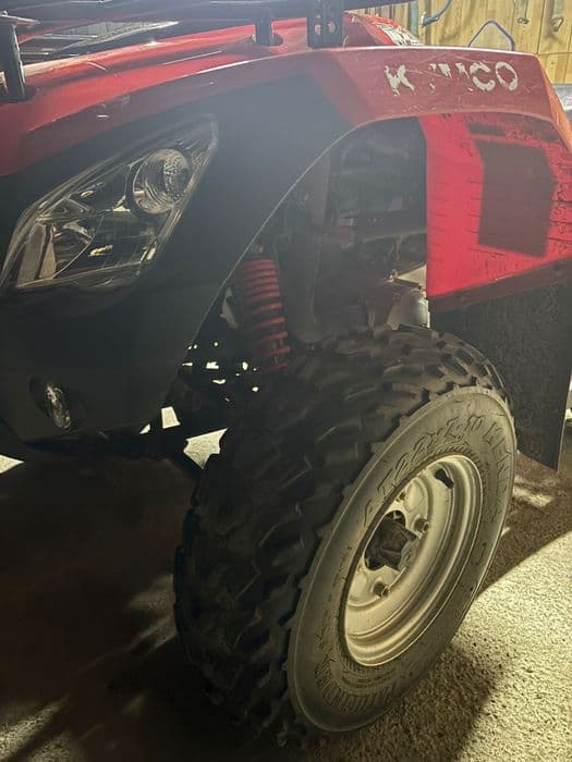 Kymco MXU 300 – 2019 r. - ważne opłaty, hak wbity w dowód