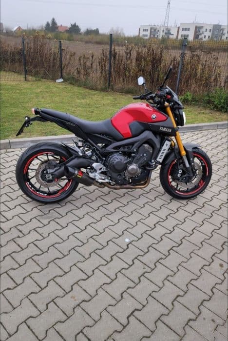 Yamaha Mt 09 - 2016 r. 124KM (po strojeniu u Cerbola w Poznaniu)