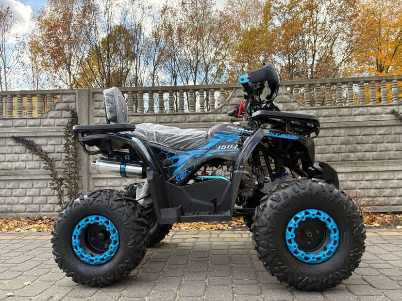 QUAD PELIKAN RUGBY 150cc Duża rama oparcie LEDY HAK Raty Dostawa