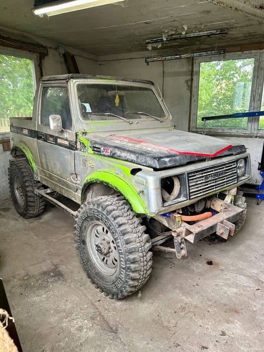 Suzuki samurai Zmota mosty patrol silnik BMW 3.0 D