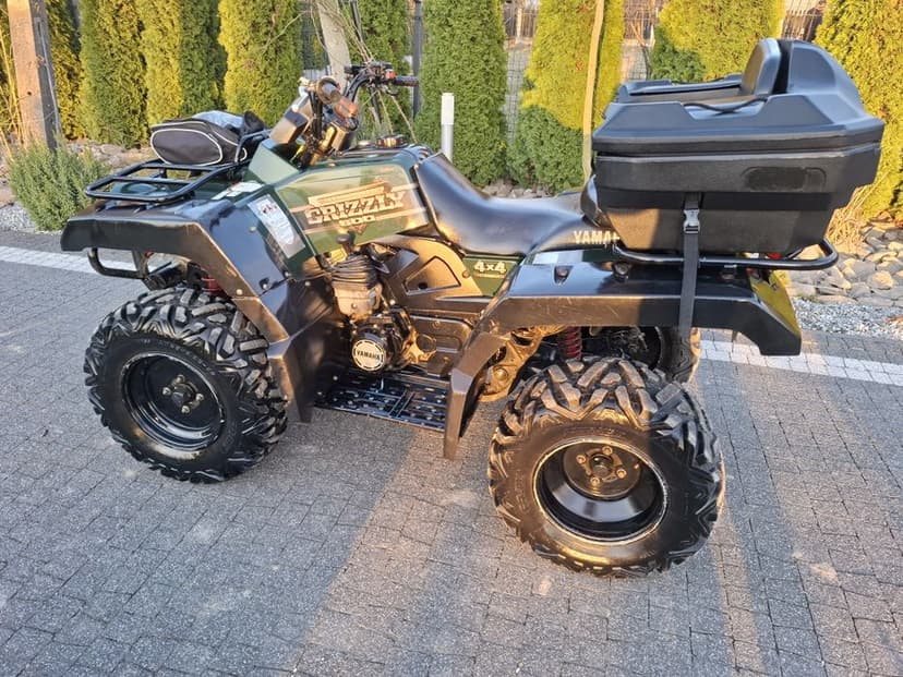 Yamaha Grizzly 600 4x4 kufer wyciągarka pług do sniegu